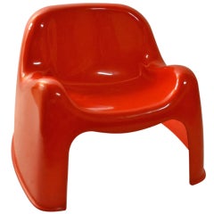 Antique Sergio Maza "Toga" chair for Artemide