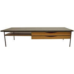 Paul McCobb for Directional Black Marble Top Coffee Table