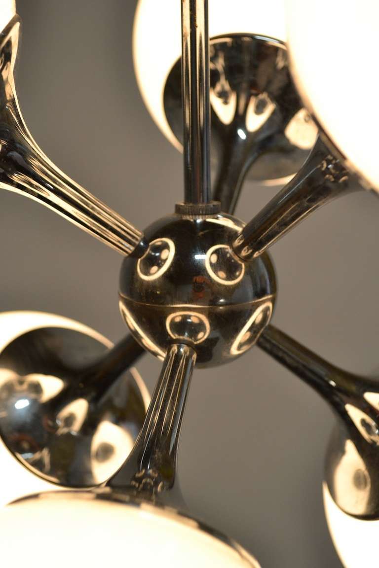 Mid-Century Modern 5 light Lightolier Sputnik Chandelier