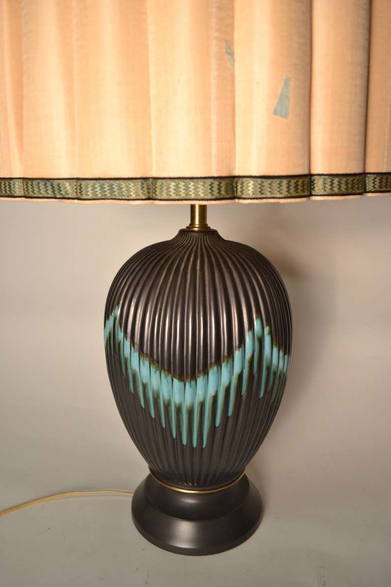 Mid-Century Modern Marbro Table Lamp with original shade