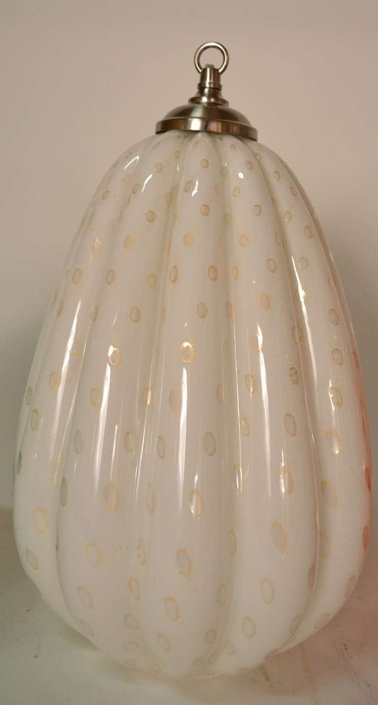 Mid-Century Modern Murano Controlled Bubble Suspensions Chandeliers Pendentifs en vente