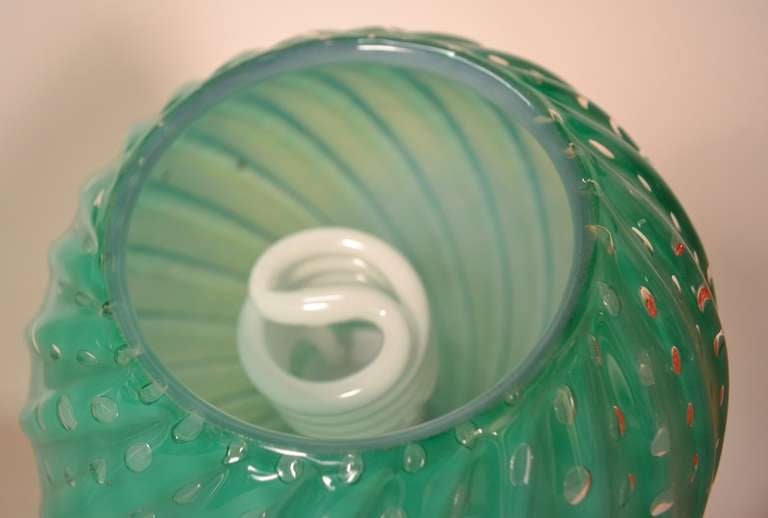 Milieu du XXe siècle Murano Controlled Bubble Suspensions Chandeliers Pendentifs en vente