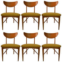 Retro Set of Six "Copenart" for Morganton Dining Chairs