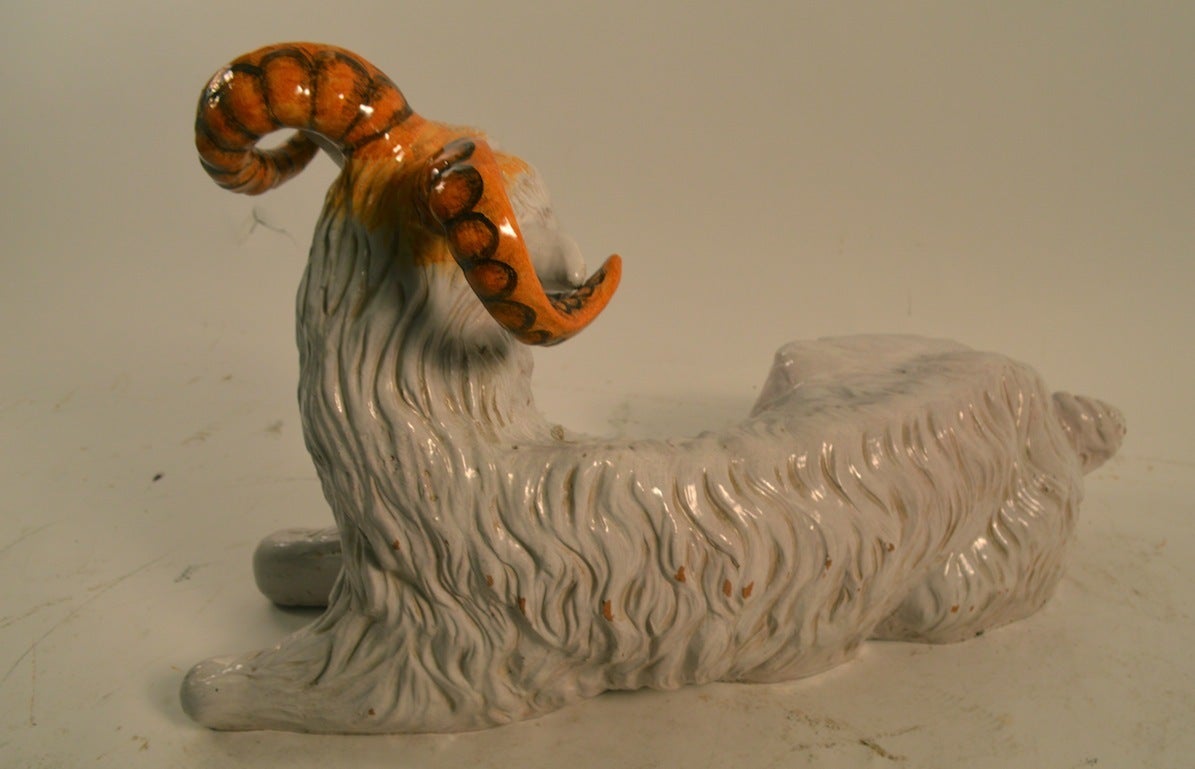 pottery goat