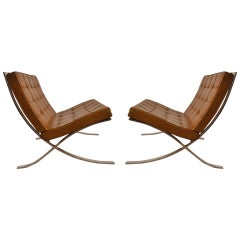 Pr Classic Mies Van Der Rohe Barcelona Chairs for Knoll