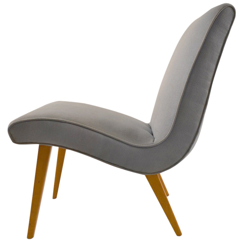 Russel Wright Low Armless Lounge Chair, Conant Ball, "Modern Mates"