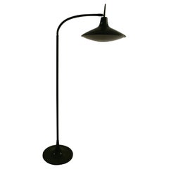 Laurel Gooseneck Floor Lamp Model B- 683 in the style of Ponti