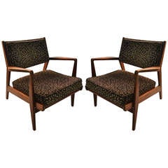 Pair Risom Arm Chairs