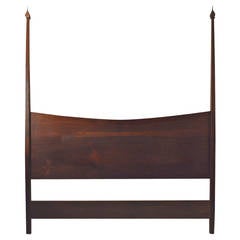 Rare Rosewood Poster Style Bed