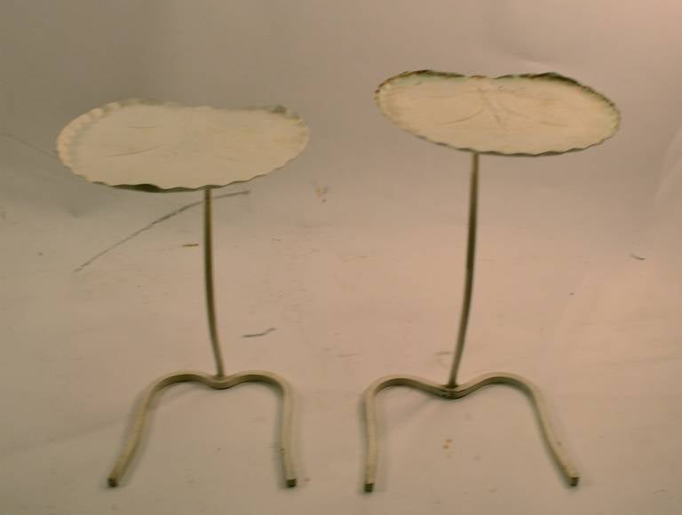 Two Salterini Lily Pad Leaf Tables In Good Condition In New York, NY