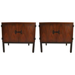 Pair of Kipp Stewart for Directional Night Stands