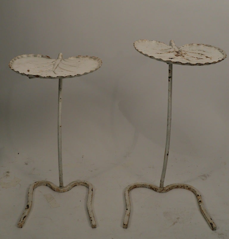 Mid-Century Modern Two Salterini Nesting Leaf Tables