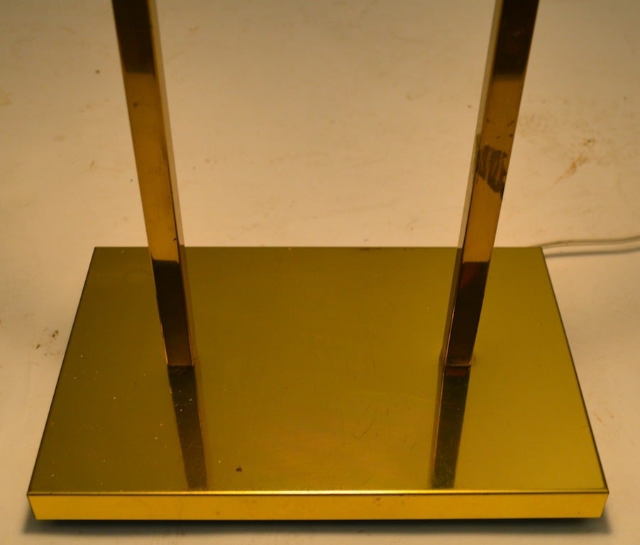 Mid-Century Modern Brass Desk Lamp by Kovacs