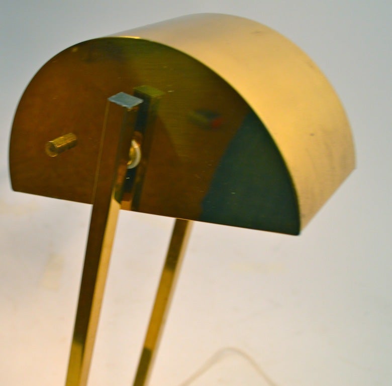 Brass Desk Lamp by Kovacs In Good Condition In New York, NY