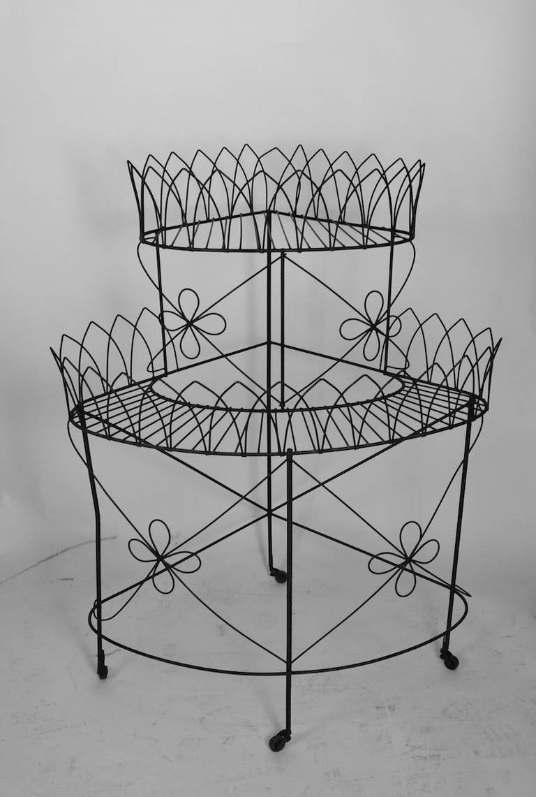 Corner Plant Stand by Frederick Weinberg In Good Condition In New York, NY