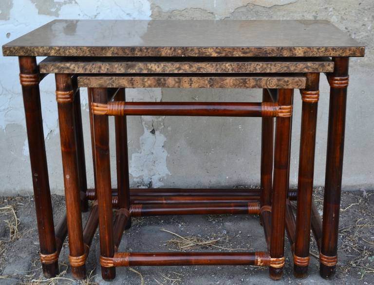 bee and willow marble side table