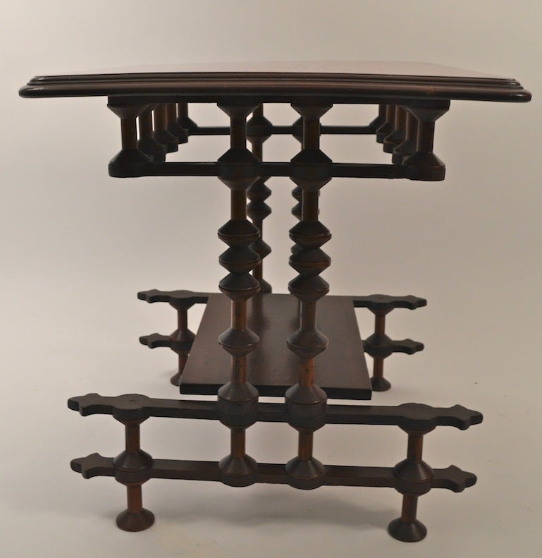 Late 19th Century Victorian Pine Spool Table