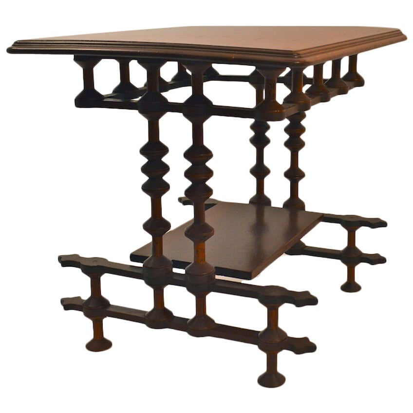 Victorian Pine Spool Table