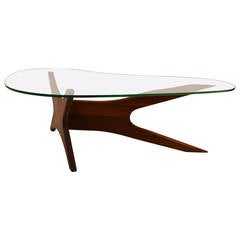 Adrian Pearsall Kidney Shape Coffee Table for Craft Associates