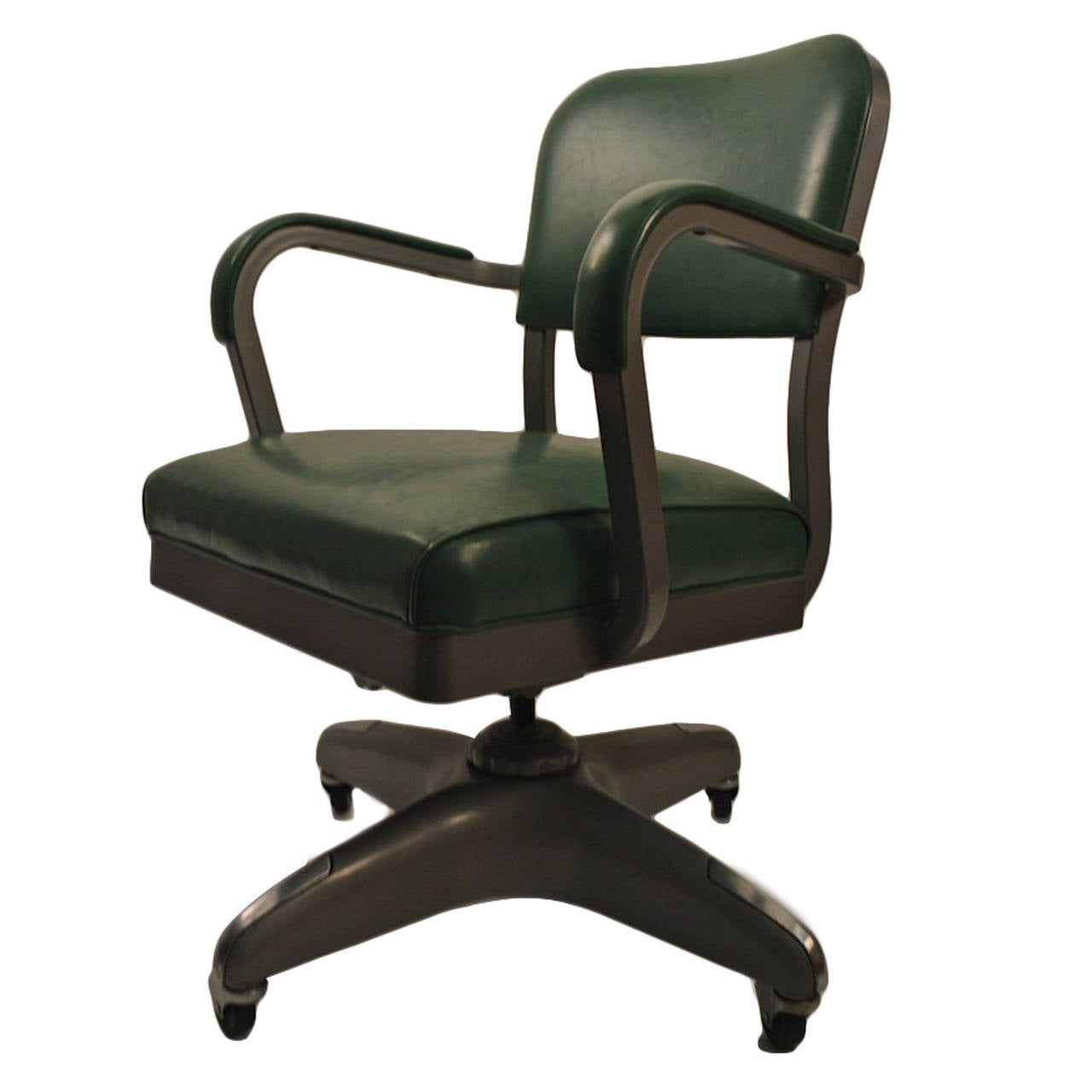 Classic Swivel Tilt Industrial Office Chair at 1stDibs