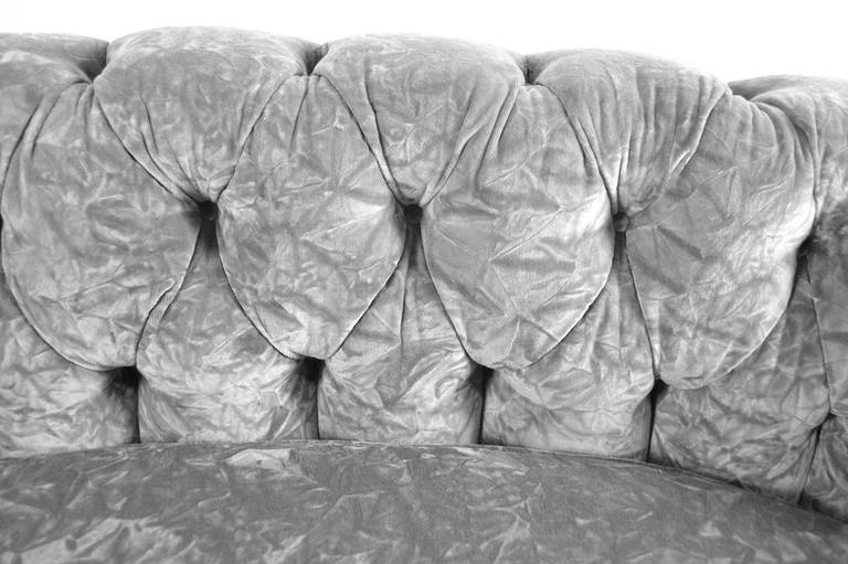 Pair of Art Deco "CShaped" Even Arm Loveseats at 1stDibs