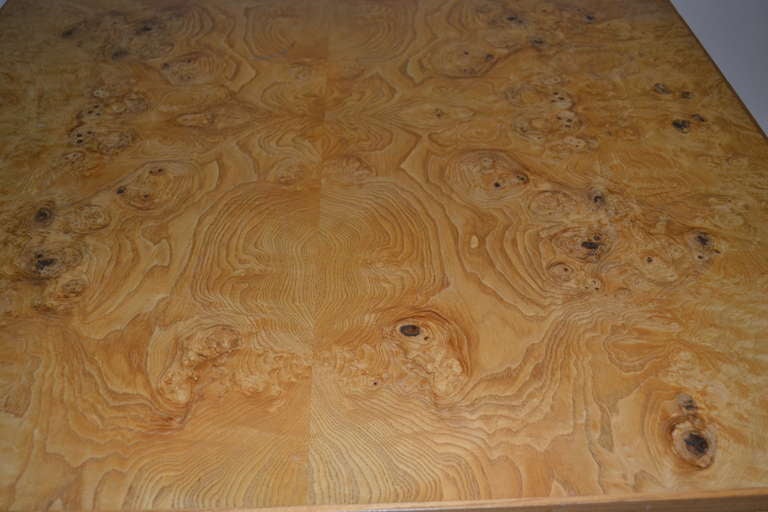 American Probber Flip Top Game, Dining Table with Burl Top