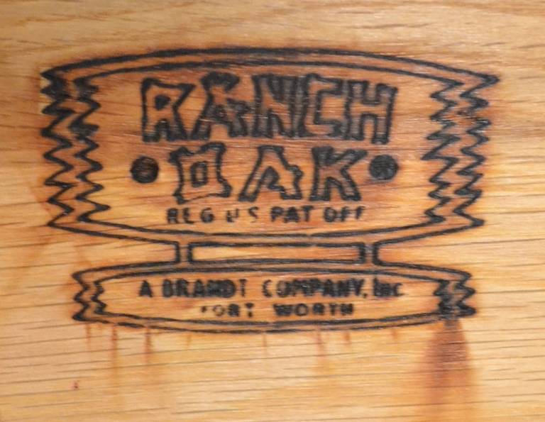 American Pair of Ranch Oak Dressers