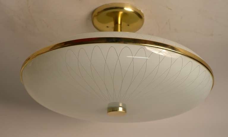 Saucer Shaped Fixture In Excellent Condition In New York, NY