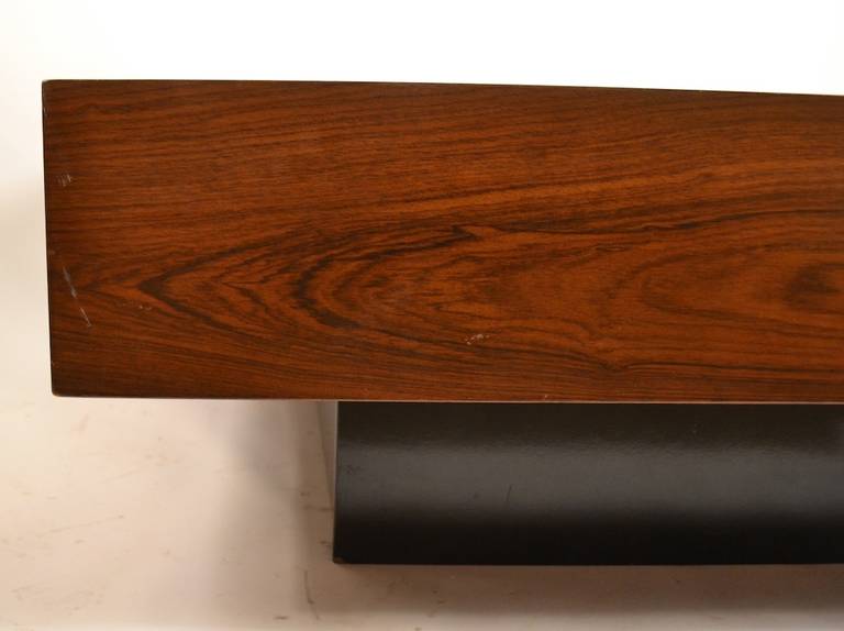 wood plinth coffee table