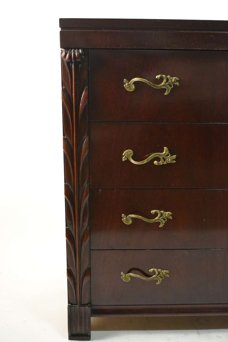 American Pair Mahogany Bachelors Chests for John Stuart