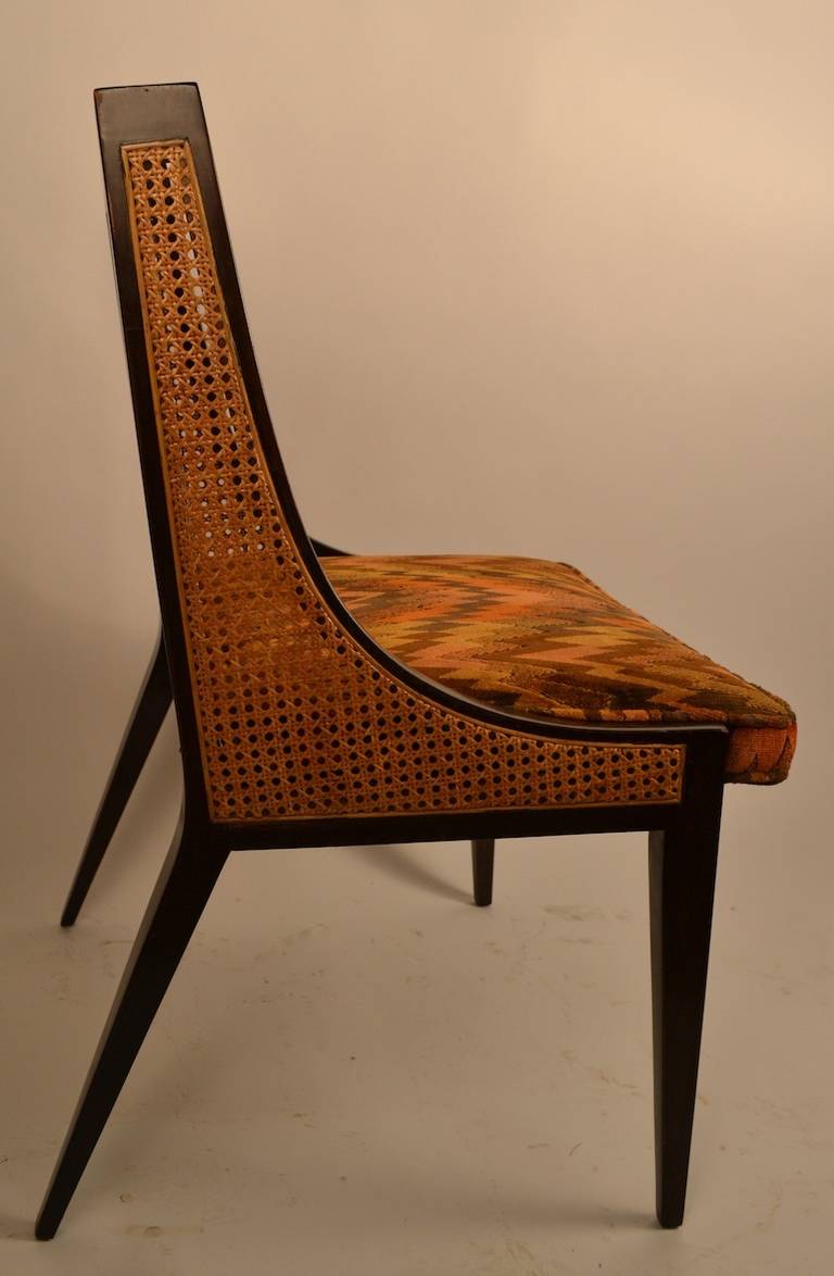 American Elegant Set of Eight Harvey Probber Dining Chairs
