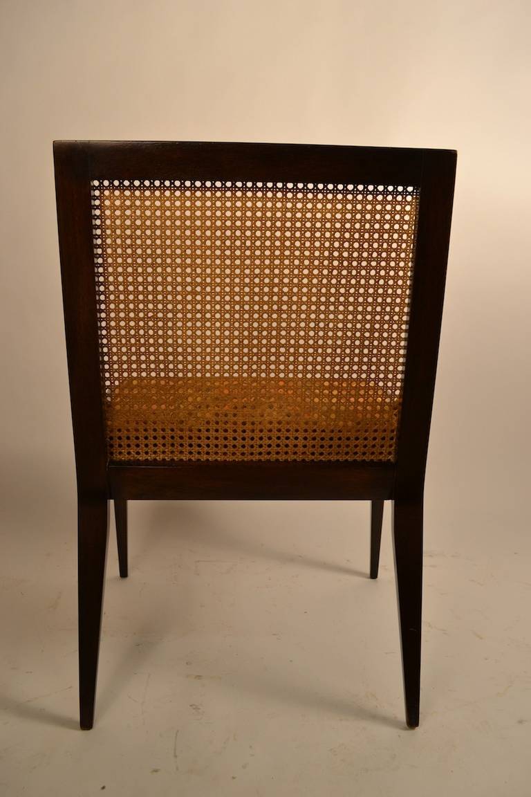 Mid-20th Century Elegant Set of Eight Harvey Probber Dining Chairs