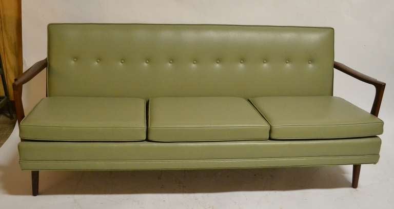 Slick Mad Men Style Sofa In Excellent Condition In New York, NY