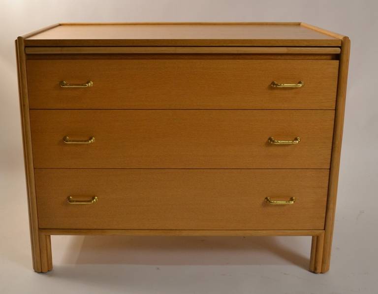 Late 20th Century Bachelors Chest with pull out surface by McGuire