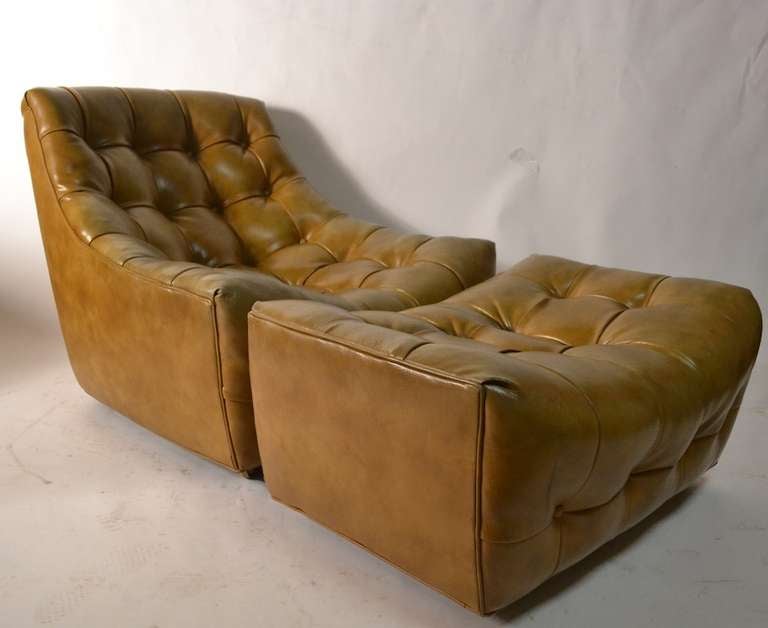 Milo Baughman Thayer Coggin Lounge Chair and Ottoman