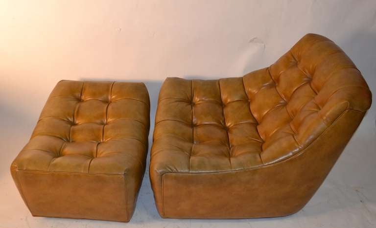 Milo Baughman Thayer Coggin Lounge Chair and Ottoman In Excellent Condition In New York, NY