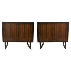 2 Danish Modern Rosewood Cabinets