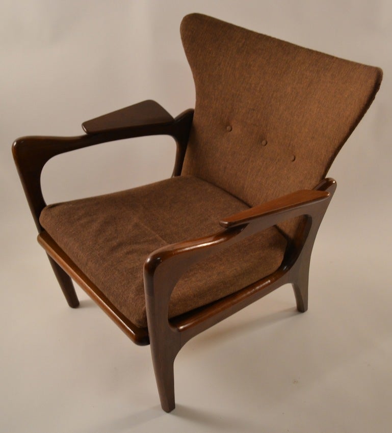 Mid-20th Century Pair Pearsall Chairs
