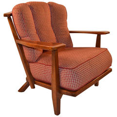 Vintage Cushman Maple Lounge Chair