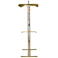 Elegant Brass and Chrome Adjustable Painting Easel