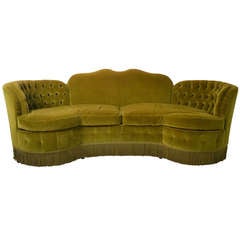 Totally Glam Art Deco Sofa