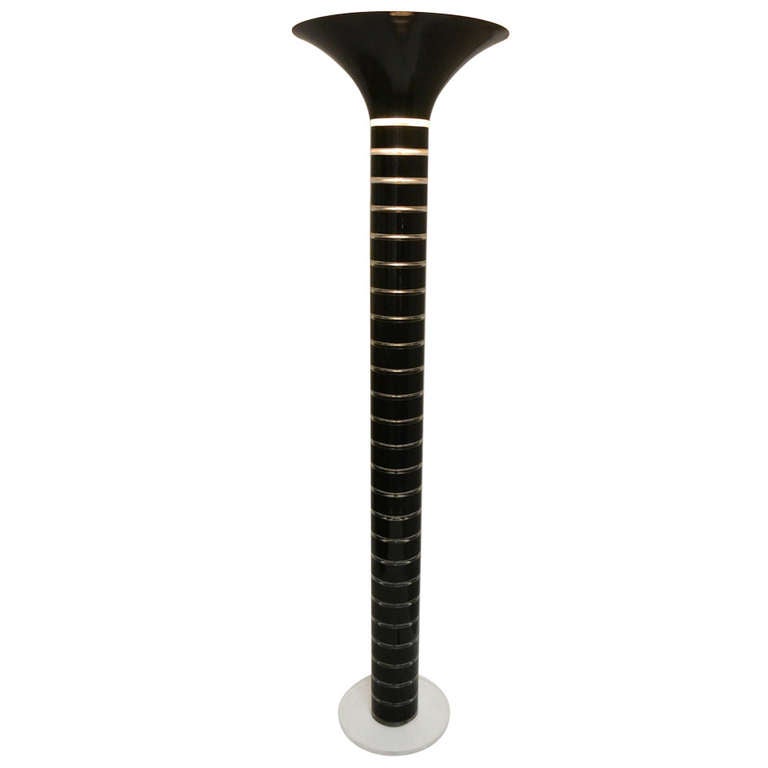 lucite torchiere floor l by optique at 1stdibs lucite torchiere floor l by optique at 1stdibs