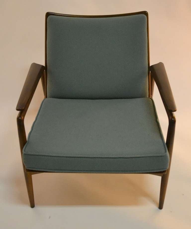 Danish Modern Lounge Chair by Selig In Good Condition In New York, NY