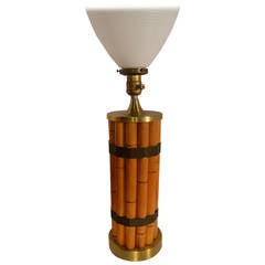 Russel Wright Bamboo Table Lamp