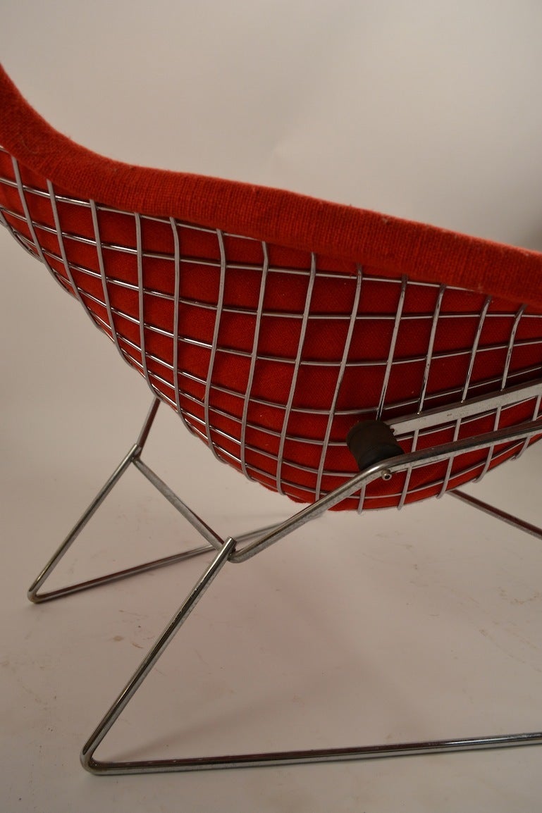 Mid-20th Century Bertoia For Knoll Chrome Bird Chair
