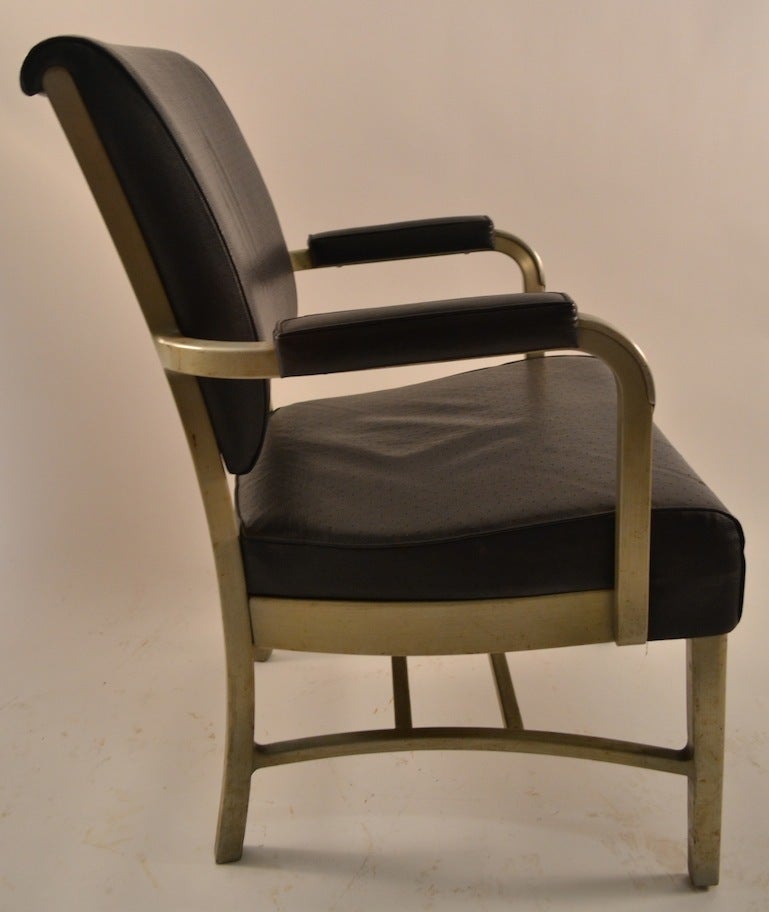 Machine Age Art Deco Remington Rand Zephyr Chair Industrial  Design