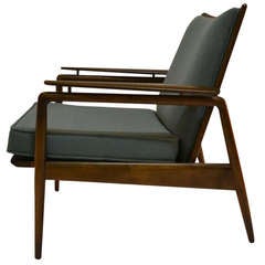 Danish Modern Lounge Chair by Selig 9