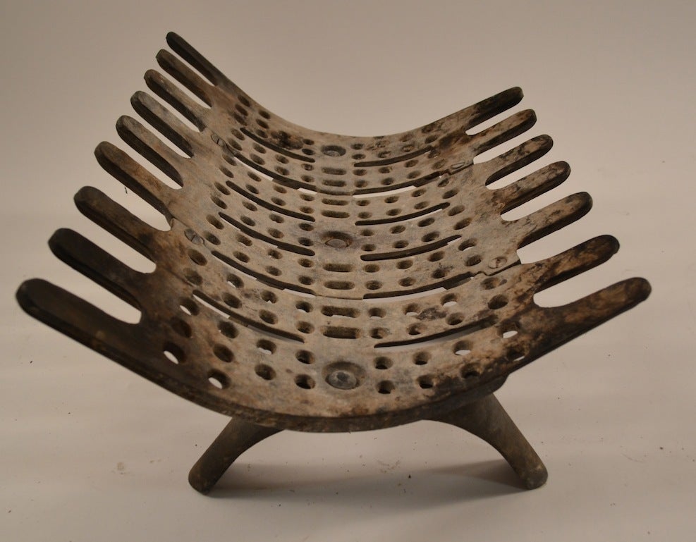 Mid Century Fireplace Grate