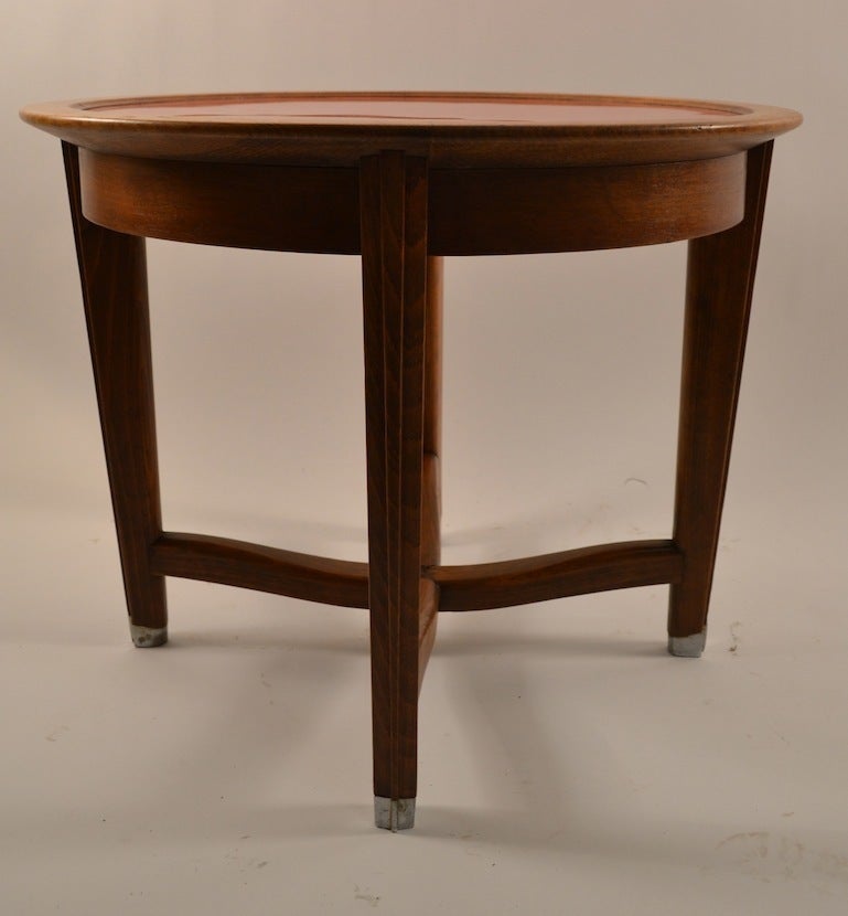 Laminate Art Deco Table by Batistin Spade