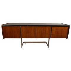 Ste Marie and Laurent Rosewood and Chrome Server Credenza